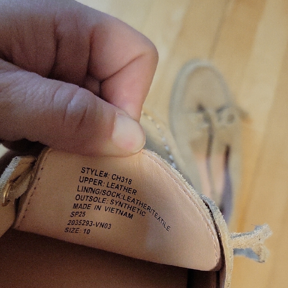 J Crew Tan Suede Moccasin Driving Loafer Boat Shoe - 10 - Picture 15 of 16